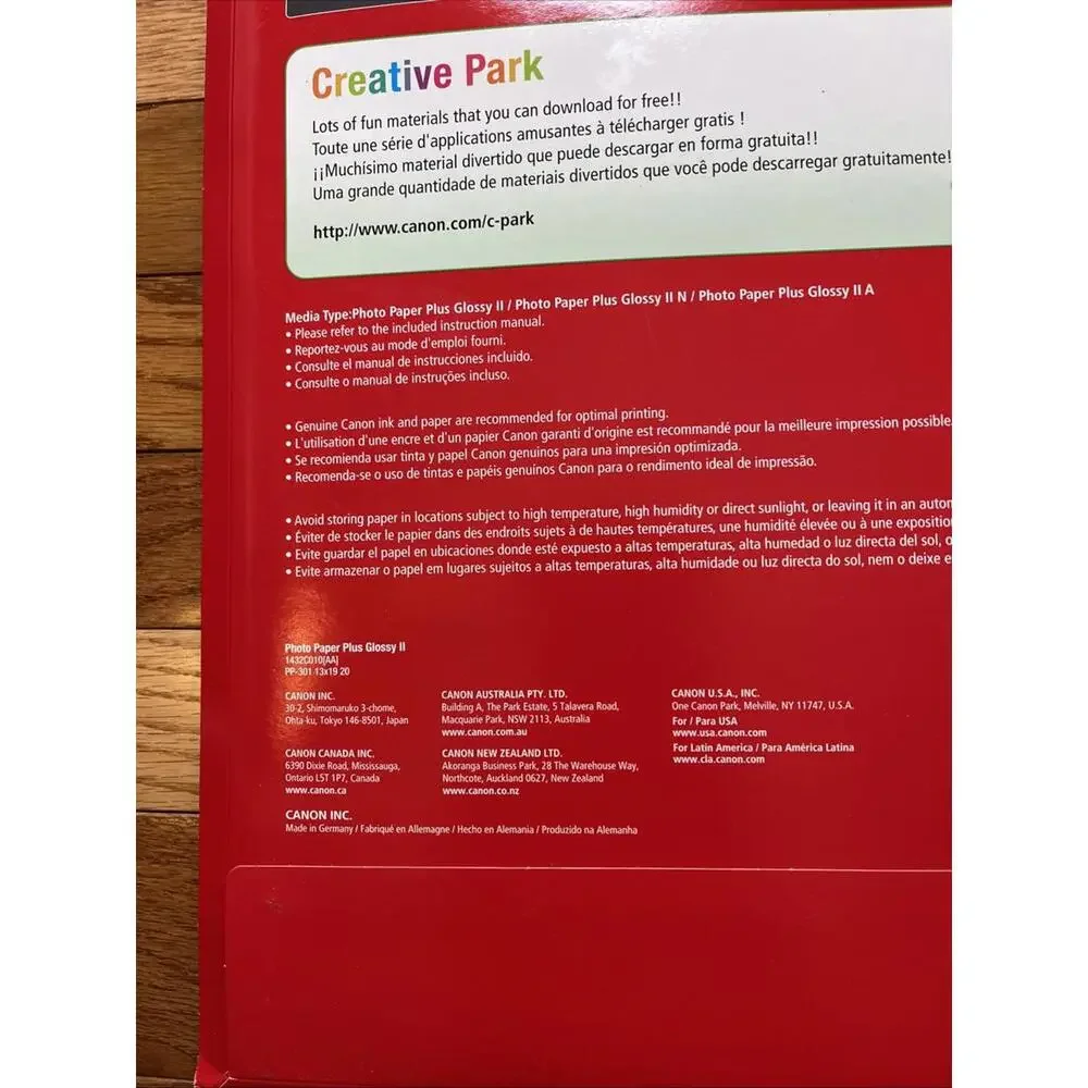 Canon Photo Paper Plus Glossy II 5